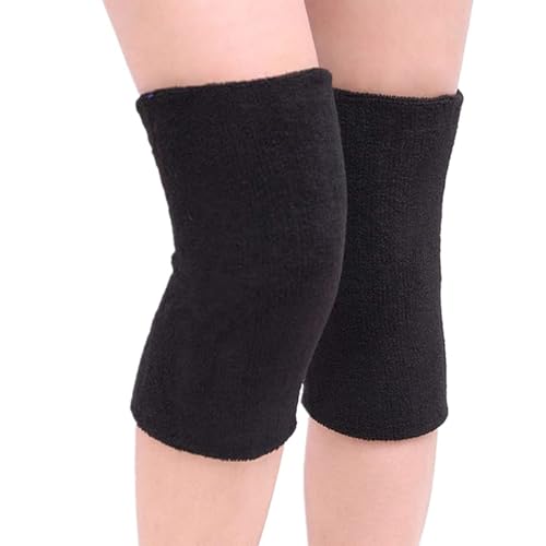 1 Paar Kaschmir Elastische Kniebandage Winter Kniewärmer Knieschützer Thermo Knieorthesen Warme Kaltes Knie Kniemanschette Therapie Knieschoner Knie Arthritis Gelenkschmerzlinderung für Damen Herren von HERUAI