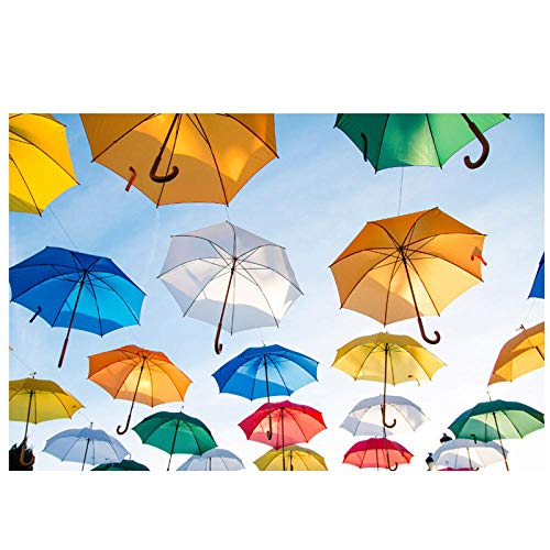 Großes Plakat Abstrakte Leinwand Malerei Bunte Regenschirm Wandkunst Poster Und Drucke Bilder Moderne Wanddekoration Malerei Für Wohnkultur Home Decoration von HERW