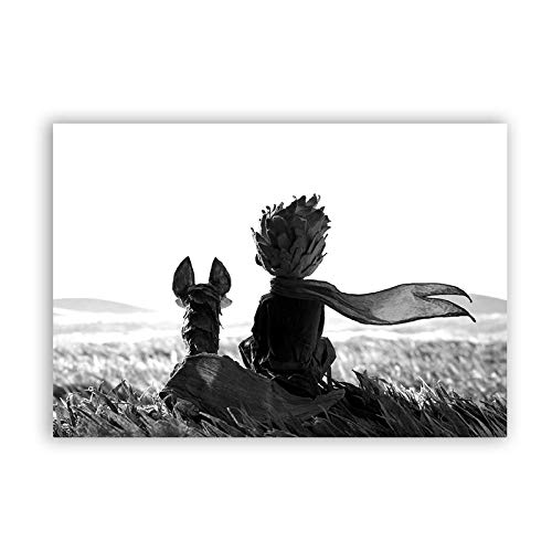 HERW Leinwand-Kunstdruck Der Kleine Prinz Und Fuchs Leinwand Kunstdruck Wandbilder Der Kleine Prinz Leinwand Malerei Kunst Poster Kinderzimmer Wanddekoration HERW Leinwand-Kunstdruck Der Kleine Prinz Und Fuchs Leinwand Kunstdruck Wandbilder Der Kleine Prinz Leinwand Malerei Kunst Poster Kinderzimmer Wanddekoration von HERW
