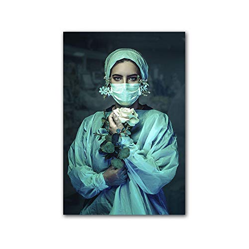 HERW Leinwand-Kunstdruck Wandkunst Poster Krankenschwester Leinwand Malerei Bilder Für Wand Leinwand Drucke Wandbild Leinwand Wandkunst Malerei von HERW