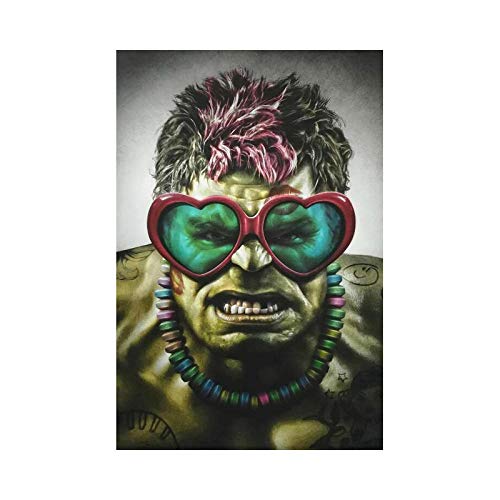 Leinwand-Kunstdruck Modisch Mit Brille Home Decor Wandkunst Poster Und Drucke Comic-Bild Auf Leinwand Malerei Für Wohnzimmer Home Decoration Leinwand-Kunstdruck Modisch Mit Brille Home Decor Wandkunst Poster Und Drucke Comic-Bild Auf Leinwand Malerei Für Wohnzimmer Home Decoration von HERW