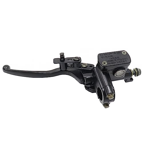 HESHUWEN Bremshebel Motorrad Hydraulische Bremsen Universal Motorrad Bremspumpe Buggy Roller Zylinderpumpe Griff Zubehör Links Rechts Kupplungshebel 50-250CC Motorrad Bremshebel(Left) von HESHUWEN