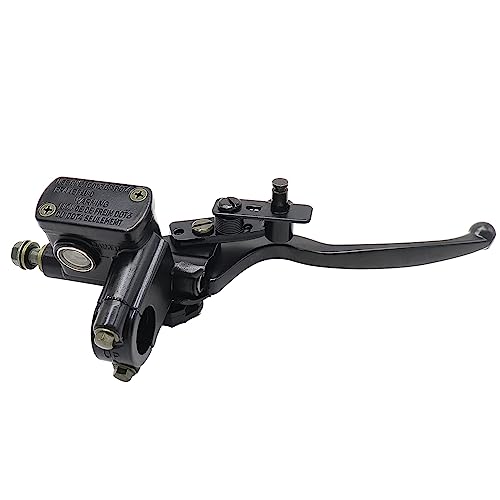 HESHUWEN Bremshebel Motorrad Hydraulische Bremsen Universal Motorrad Bremspumpe Buggy Roller Zylinderpumpe Griff Zubehör Links Rechts Kupplungshebel 50-250CC Motorrad Bremshebel(Right) von HESHUWEN