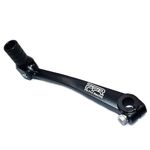 HESHUWEN Schalthebel Motorrad Schalthebelstange Legierung Aluminium passend for 50 cc 110 cc 250 cc Fahrrad Motorrad Quad Zubehör Teile Motorrad-Schalthebel(Black-PPR) von HESHUWEN