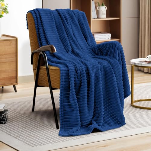 Kuscheldecke Flauschig Decke Wolldecke Blanket 200x230 Sofa Kuscheldecke Blanket Blau Flauschig Warme wohn- & Kuscheldecken Decke für Couch Winter Sherpa Decke von HESIOL