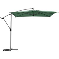 Hesperide - Quadratischer Ampelschirm Manoa in Olivgrün - 2,5 x 2,5 m - Hespéride von HESPERIDE