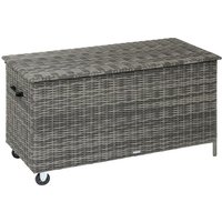 Aufbewahrungsbox BAYANA Umbrafarben S - 159 x 76 x 82,5 cm - Epoxidbeschichteter Stahl - Kunststoffrattan Aufbewahrungsbox BAYANA Umbrafarben S - 159 x 76 x 82,5 cm - Epoxidbeschichteter Stahl - Kunststoffrattan von HESPERIDE