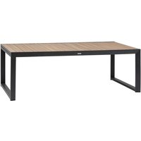 Ausziehbarer Garten-Tisch Corvo Akazie & Graphit - 12 Sitze - Aluminium mit Epoxidharzbehandlung, fsc® - Hespéride von HESPERIDE