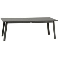 Ausziehbarer Garten-Tisch Pavane Graphit - 12 Sitze - Hespéride von HESPERIDE