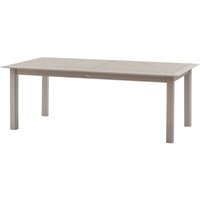 Hesperide - Ausziehbarer Gartentisch Allure Holz- & Hafereffekt 12-Sitzer aus Aluminium - Hespéride von HESPERIDE