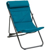Klappbarer Gartenstuhl Jubba Duck Blau und Graphit - Zink, Polyester - Hespéride Klappbarer Gartenstuhl Jubba Duck Blau und Graphit - Zink, Polyester - Hespéride von HESPERIDE
