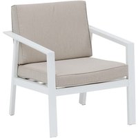 Garten-Lounge-Sessel Pavane Weiß - Hespéride - Ficelle / Weißer Beige von HESPERIDE
