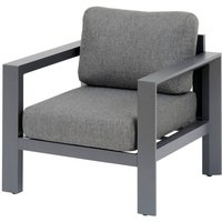 Gartenmöbel Sessel Evasion Graphit Polyester und Aluminium - Hespéride von HESPERIDE