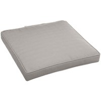 Hesperide - Stuhlkissen mit Klettverschluss Korai Taupe - 40 × 40 × 4 cm - Hespéride - Taupe Grey von HESPERIDE