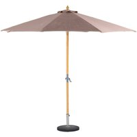Hesperide - Gerader Sonnenschirm Tinaei Taupe - 3 m - Olefin, fsc® - Hespéride von HESPERIDE
