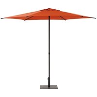 Hesperide - Gerader quadratischer Sonnenschirm Soya Bernstein 2,7m aus Stahl und Polyester - Hespéride von HESPERIDE