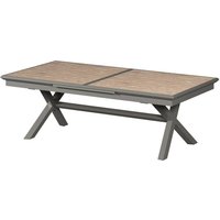 Hesperide - Ausziehbarer Gartentisch Axiome Honey und Pralinenbraun - 12 Plätze - Hespéride Hesperide - Ausziehbarer Gartentisch Axiome Honey und Pralinenbraun - 12 Plätze - Hespéride von HESPERIDE