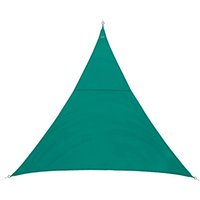Hesperide - Dreieckiges Sonnensegel Curacao in Smaragdgrün - 2 x 2 x 2 m - Hespéride von HESPERIDE