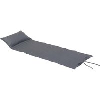 Hesperide - Aufrollbares Liegestuhlkissen Adiya Schiefer - 180 × 60 cm - Hespéride von HESPERIDE