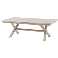 Hesperide - Gartentisch Axiome ausziehbar Leinen & Ton 10 Plätze aus Aluminium - Hespéride von HESPERIDE