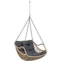 Hängender Eiersessel gibraltar Schiefergrau - Stahl mit Epoxidbeschichtung - Kunstharzgeflecht - Polyester - Hespéride Hängender Eiersessel gibraltar Schiefergrau - Stahl mit Epoxidbeschichtung - Kunstharzgeflecht - Polyester - Hespéride von HESPERIDE