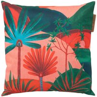 Hesperide - Outdoor-Deko-Kissen Maoria mit Dschungelmotiv 40 x 40cm aus Polyester - Hespéride von HESPERIDE