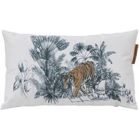 Hesperide - Outdoor-Deko-Kissen Maoria mit Tigermotiv 50 x 30cm aus Polyester - Hespéride von HESPERIDE