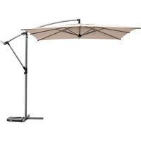 Hesperide - Quadratischer Ampelschirm manoa Weizengelb - 2,5 × 2,5 m - Stahl - Polyester - Hespéride Hesperide - Quadratischer Ampelschirm manoa Weizengelb - 2,5 × 2,5 m - Stahl - Polyester - Hespéride von HESPERIDE