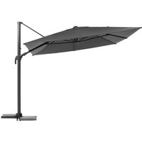Hesperide - Rechteckiger Ampelschirm melhia Anthrazit - 4 x 3 m - Aluminium - Stahl - Polyester - Hespéride von HESPERIDE