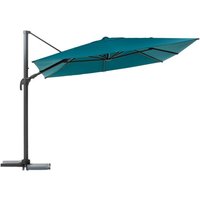 Hesperide - Rechteckiger Ampelschirm melhia Entenblau - 4 x 3 m - Aluminium - Stahl - Polyester - Hespéride von HESPERIDE