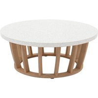 Hesperide - Runder Garten-Couchtisch Lemindo 100cm aus Eukalyptusholz - Hespéride Hesperide - Runder Garten-Couchtisch Lemindo 100cm aus Eukalyptusholz - Hespéride von HESPERIDE