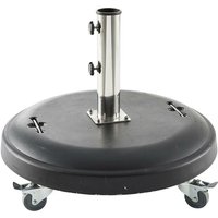 Hesperide - Runder Sonnenschirmständer mit Rädern Schwarz - 50 kg - Hespéride Hesperide - Runder Sonnenschirmständer mit Rädern Schwarz - 50 kg - Hespéride von HESPERIDE