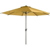 Runder gerader Sonnenschirm Loompa in Senfgelb - 3 m - Hespéride von HESPERIDE