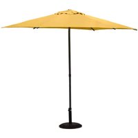 Runder gerader Sonnenschirm Soya in Senfgelb - 2,7 m - Hespéride Runder gerader Sonnenschirm Soya in Senfgelb - 2,7 m - Hespéride von HESPERIDE