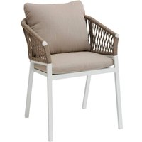 Hesperide - Set mit 2 Gartensesseln Oriengo Taupe & Weiß - Hespéride Hesperide - Set mit 2 Gartensesseln Oriengo Taupe & Weiß - Hespéride von HESPERIDE