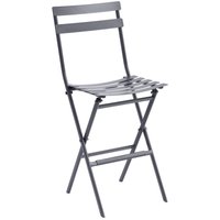Set mit 2 Klapphochstühlen Greensboro Graphit - Hespéride Set mit 2 Klapphochstühlen Greensboro Graphit - Hespéride von HESPERIDE