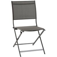 Hesperide - Set mit 4 klappbaren Gartenstühlen Axant Anthrazit & Graphit - Hespéride Hesperide - Set mit 4 klappbaren Gartenstühlen Axant Anthrazit & Graphit - Hespéride von HESPERIDE