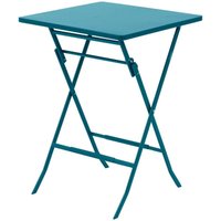 Klappbarer Hoher Gartentisch Greensboro Entenblau - 2 Sitze - Hespéride von HESPERIDE
