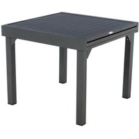 Ausziehbarer Gartentisch Piazza in Graphitgrau - 8 Plätze - Hespéride von HESPERIDE