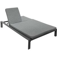 Hesperide - Pool-Doppelbett Évasion in Anthrazit- und Graphitgrau - 2 Plätze - Hespéride von HESPERIDE