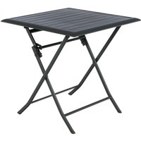 Quadratischer klappbarer Gartentisch Azua in Graphitgrau - 2 Plätze - Hespéride Quadratischer klappbarer Gartentisch Azua in Graphitgrau - 2 Plätze - Hespéride von HESPERIDE