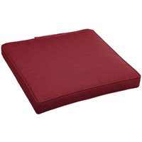 Hesperide - Stuhlkissen mit Klettverschluss Korai Bordeaux - 40 × 40 × 4 cm - Hespéride - Bordeaux von HESPERIDE