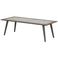 Hesperide - Rechteckiger Gartentisch Lambada in Keramik & Graphitgrau - 8 Sitze - Hespéride von HESPERIDE