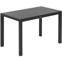 Hesperide - Rechteckiger Gartentisch ayora Graphit - 4 Plätze - epoxidbeschichtetes Aluminium - Hespéride von HESPERIDE