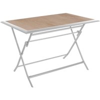 Rechteckiger Klappbarer Gartentisch Azua Houblon & Weiß - 4 Sitze - Hespéride von HESPERIDE