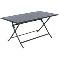 Rechteckiger klappbarer Gartentisch Azua in Graphitgrau - 6 Plätze - Hespéride Rechteckiger klappbarer Gartentisch Azua in Graphitgrau - 6 Plätze - Hespéride von HESPERIDE