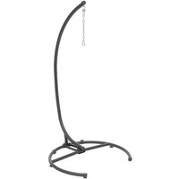 Hesperide - Ständer für Hängesessel panao Graphit - 105 x 105 x 210 cm - Epoxidbeschichteter Stahl - Hespéride von HESPERIDE