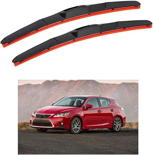 HESTAY Auto Scheibenwischer für Lexus CT200H 26"+18" 2011-2020, HD Leiser Scheibenwischer Ohne Knochen von HESTAY