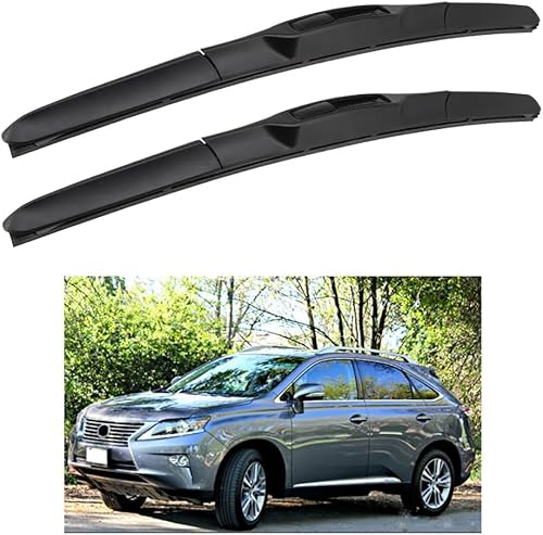 HESTAY Auto Scheibenwischer für Lexus RX450H 26"+22" 2010-2015, HD Leiser Scheibenwischer Ohne Knochen von HESTAY