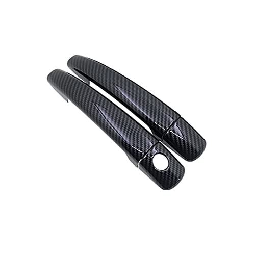 HETEVSCCK ABS Auto Türgriffe Abdeckung Für Citroen C3 Mk2 2010 2011 2012 2013 2014 2015 2016 (Handle 1 Keyholes 1) von HETEVSCCK